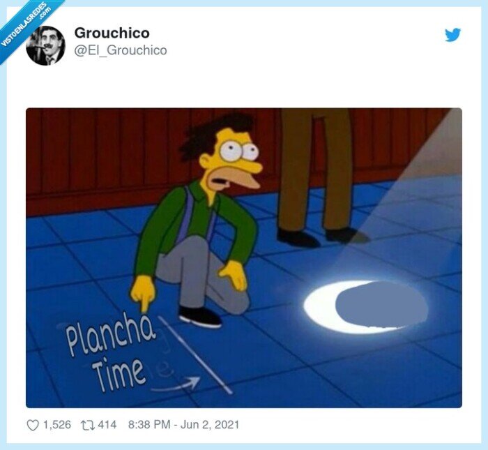 plancha,simpson,sol,hora