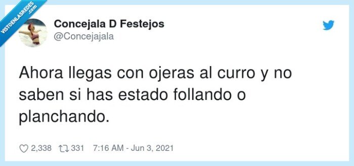 planchando,llegar,ojeras,currar,electricidad