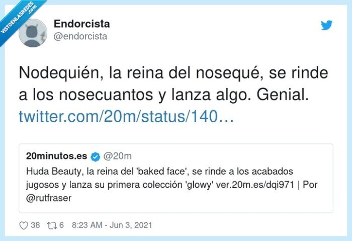 nosecuantos,nodequién,nosequé,genial,reina,titular,baked face,huda beauty,glowy