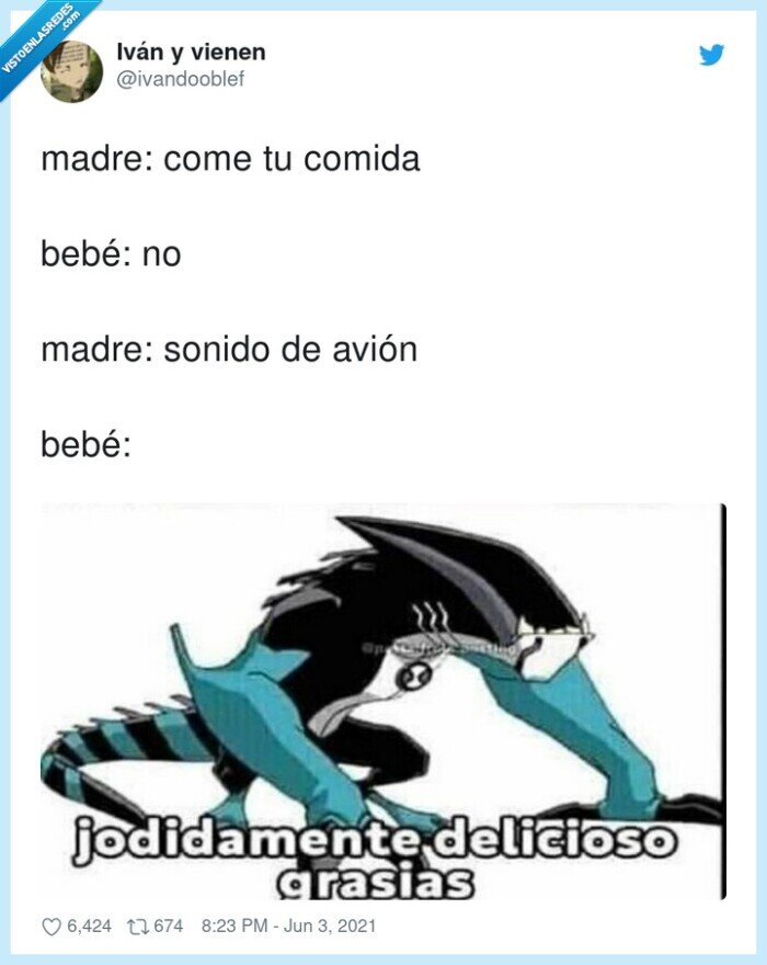 comida,sonido,avión,madre,bebé,comer