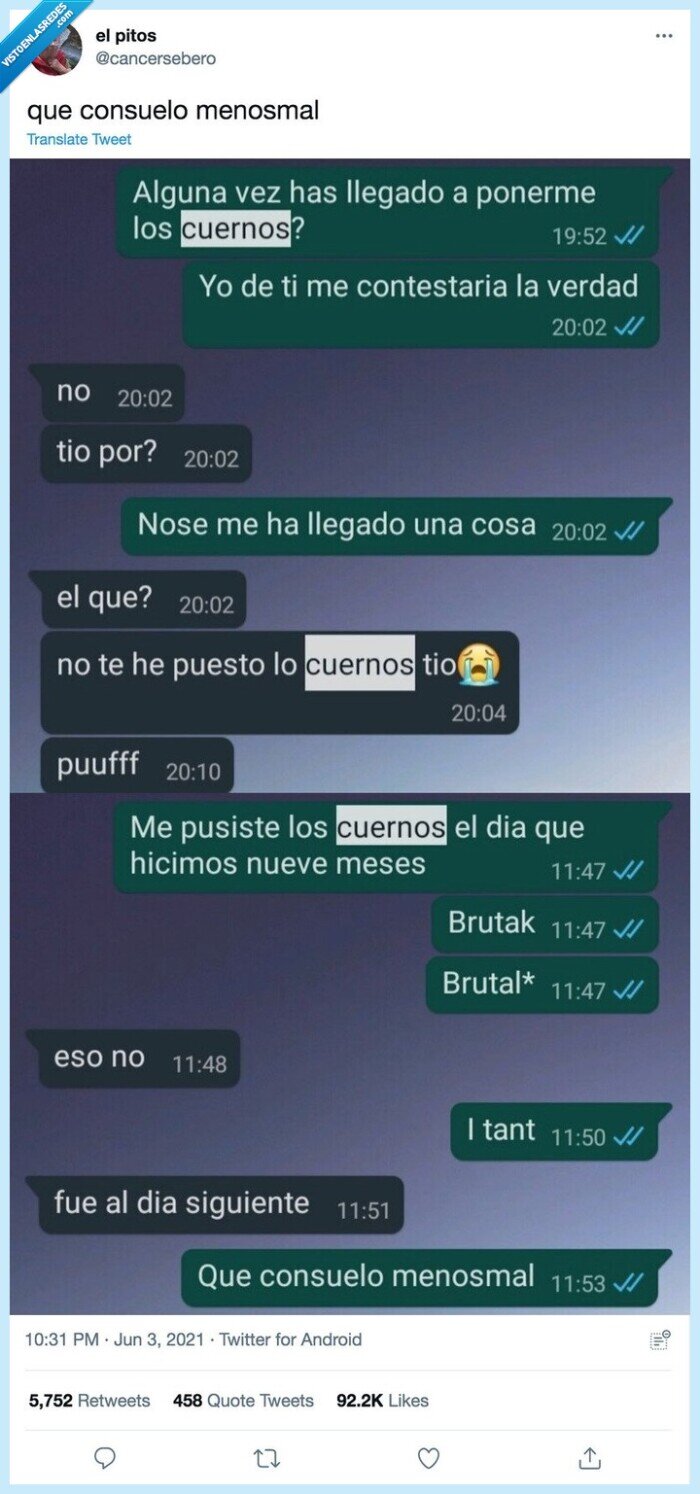 pareja,consuelo,cuernos