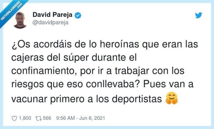 confinamiento,deportistas,conllevar,vacunas,heroínas,trabajar,coronavirus