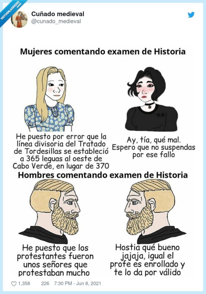 examen,historia,chicos,chicas