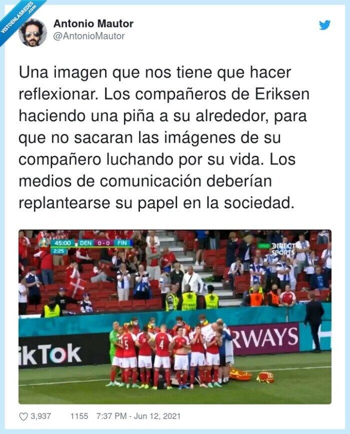 comunicación,replantearse,reflexionar,compañeros,eurocopa,eriksen