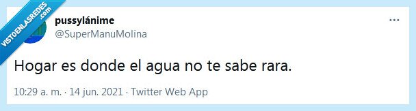 hogar,agua,sabor,rara