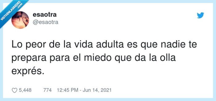 olla exprés,preparar,adultos,miedo