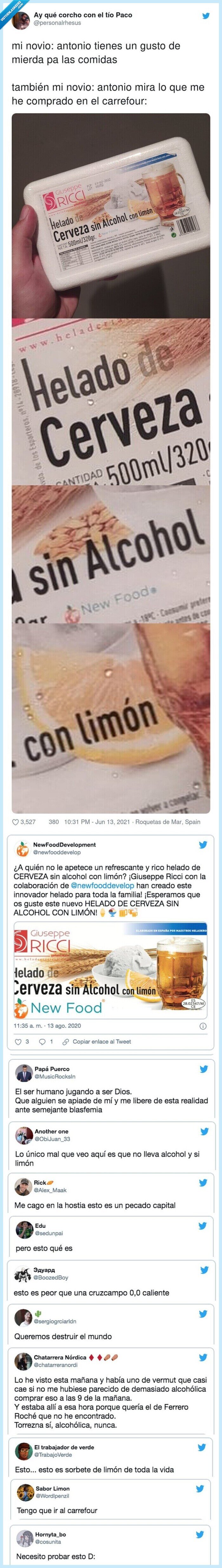 carrefour,helado,cerveza,limón