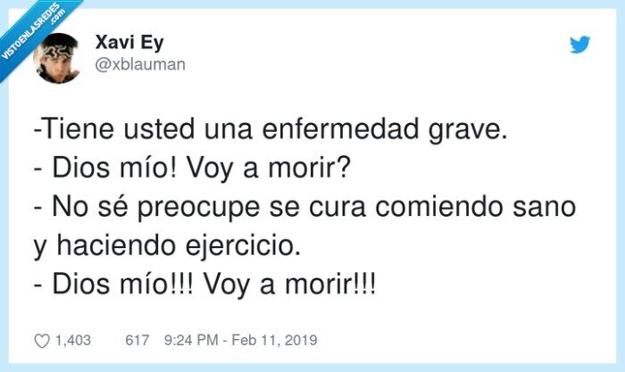 enfermedad,ejercicio,comiendo,morir