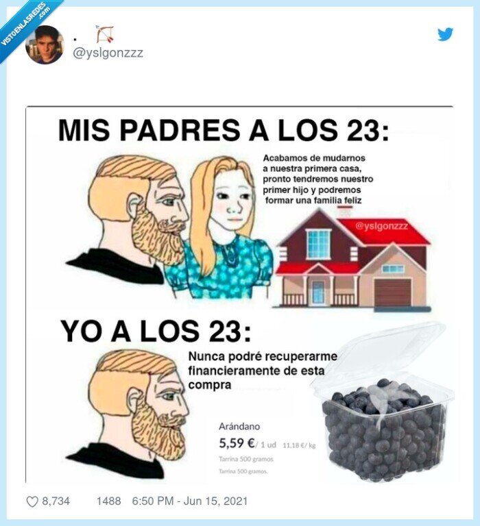 arándanos,independizarse,gastos,nivel de vida,dinero