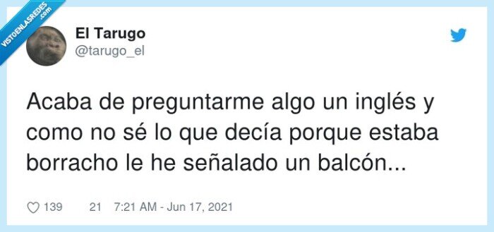 preguntar,señalar,borracho,inglés,balcón