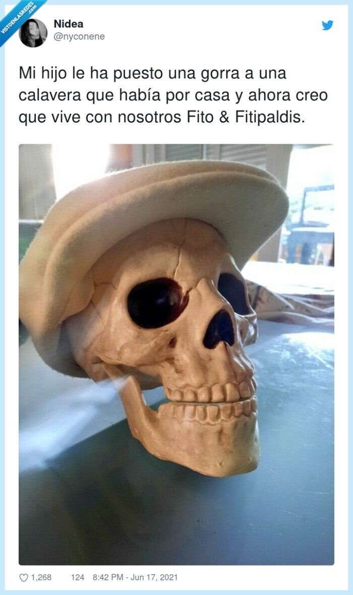 fito y fitipaldis,calavera,gorra