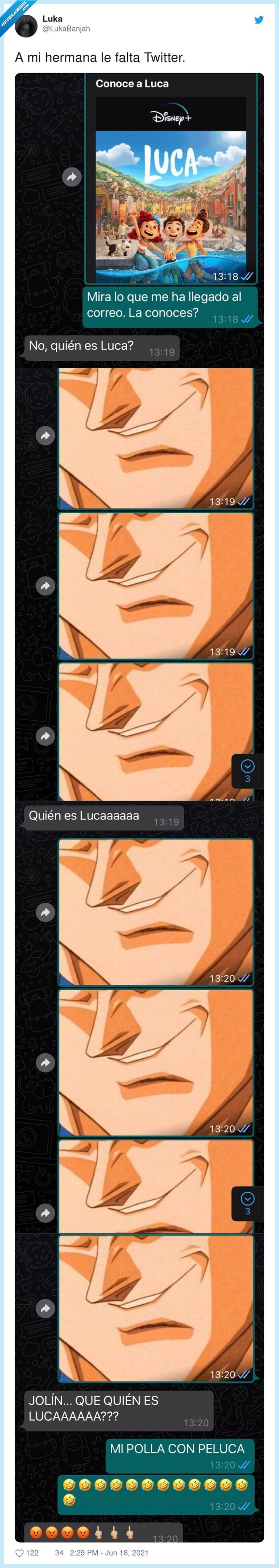 hermana,twitter,faltar,luca,broma,rima