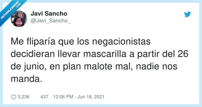 negacionistas,mascarilla,exterior