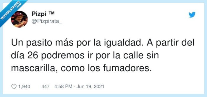 mascarilla,fumadores,igualdad