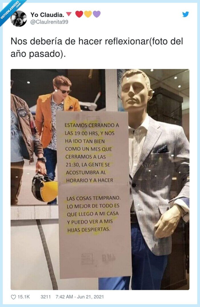 reflexión,horarios,tiendas,abrir