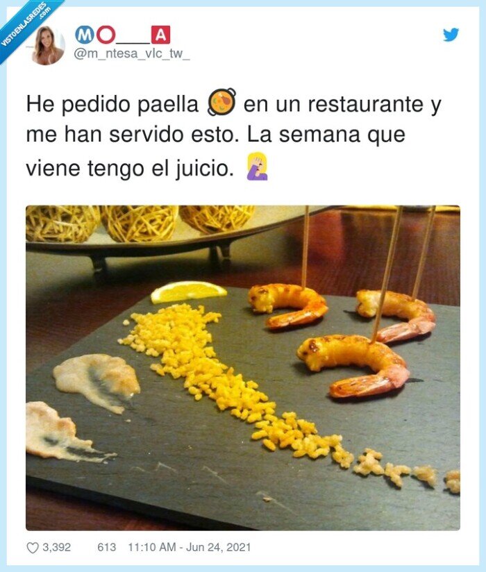 restaurante,servir,paella
