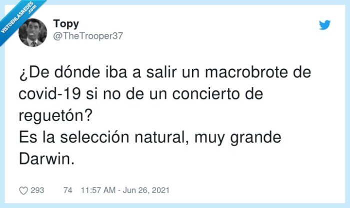 macrobrote,selección natural,concierto,reguetón,covid19