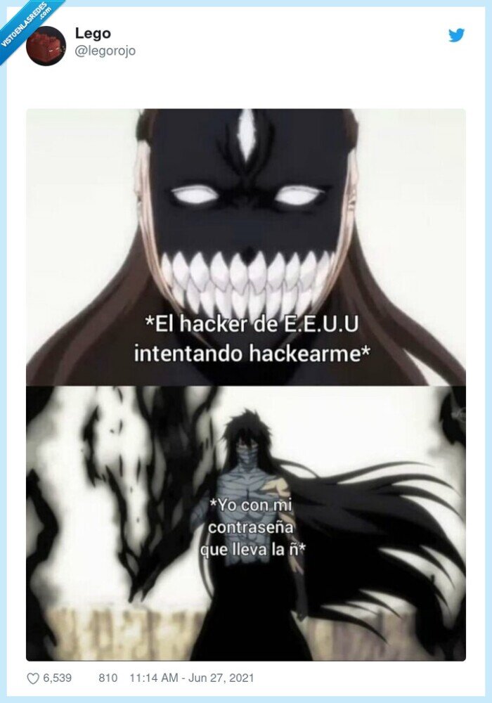 hacker,contraseña,ñ