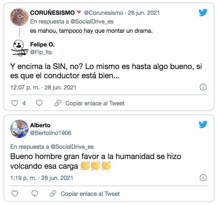 919856 - Un camión lleno de botellines de cerveza vuelca y el drama inunda las redes sociales