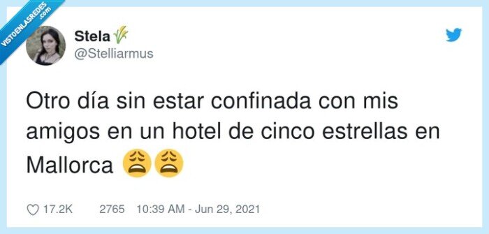 estrellas,confinada,mallorca,hotel,amigos