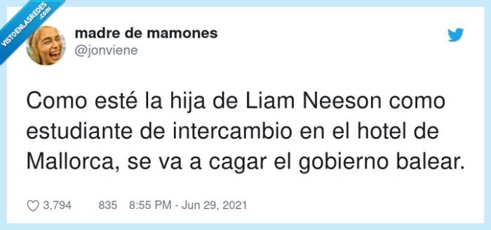intercambio,estudiantes,mallorca,liam neeson,hotel