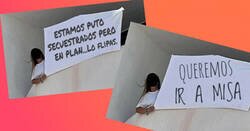 Enlace a Recopilación de las mejores pancartas-meme vistas en los balcones del hotel de Mallorca