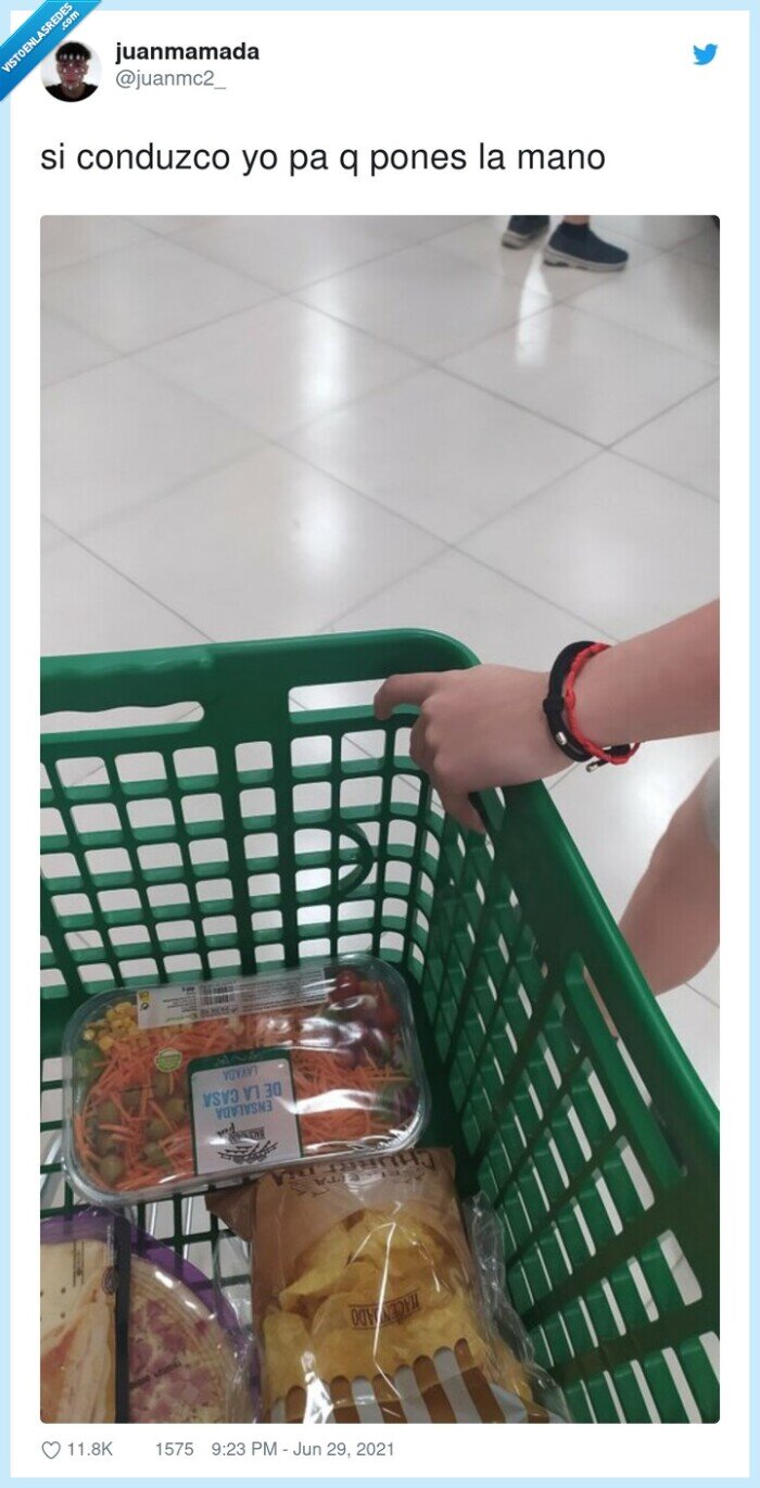 conducir,carrot,mano