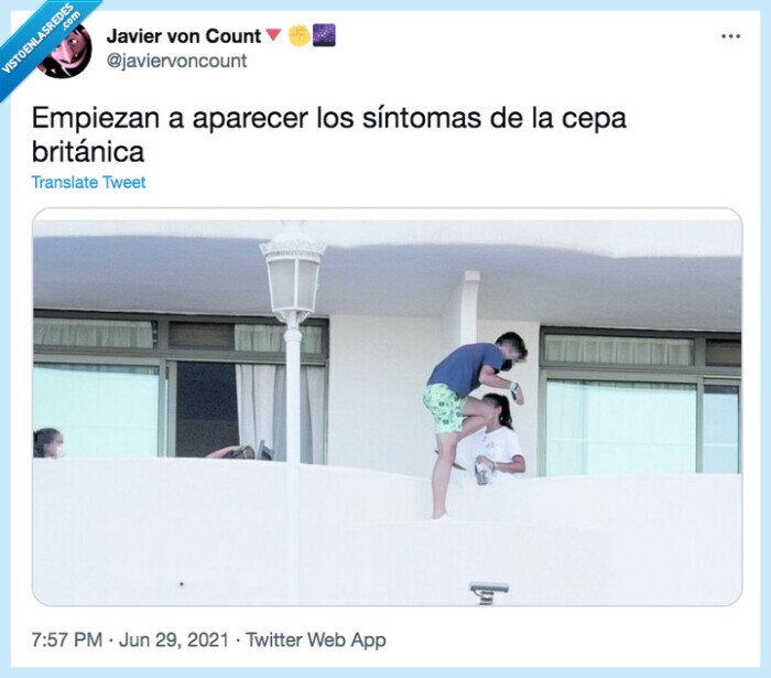 cepa británica,síntomas,balconing,hotel mallorca