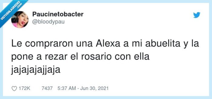 abuelita,rosario,alexa,rezar