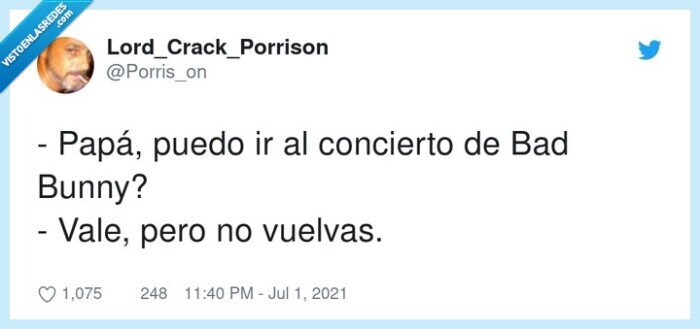 concierto,papá,bad bunny