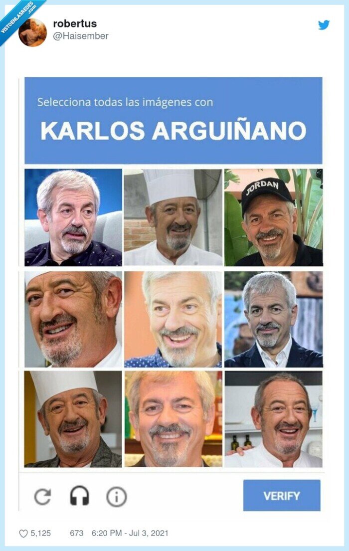 karlos arguiñano,carlos sobera,clavados,captcha