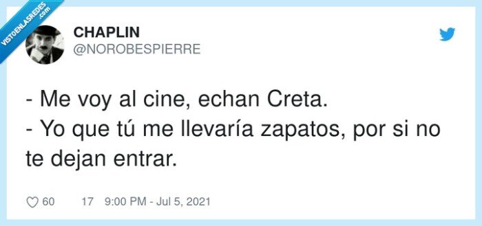 zapatos,entrar,cine,chancletas,creta