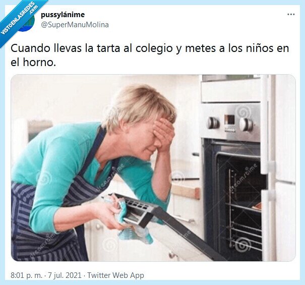 tarta,colegio,niños,horno