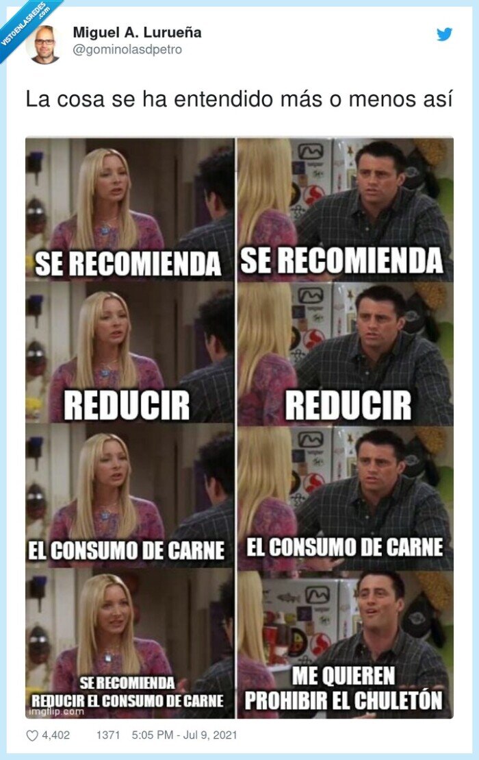 carne,chuleton,friends,joey