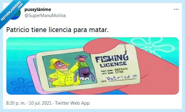 patricio,licencia,matar