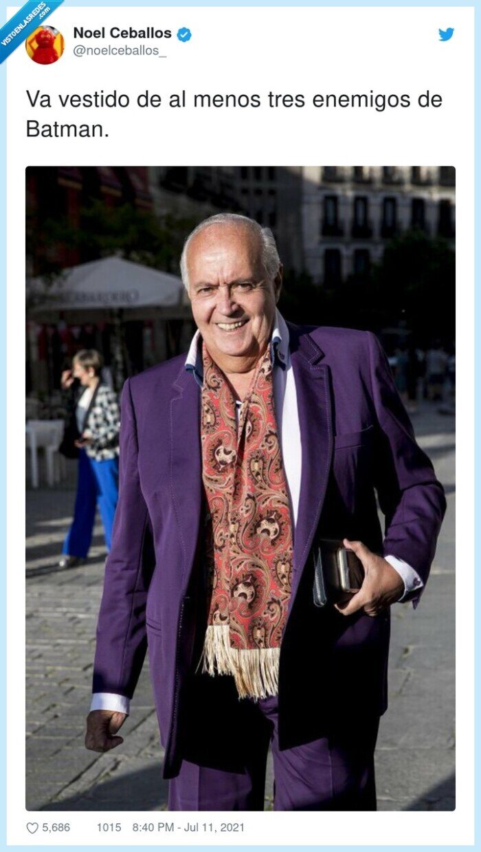 enemigos,vestido,batman,jose luis moreno
