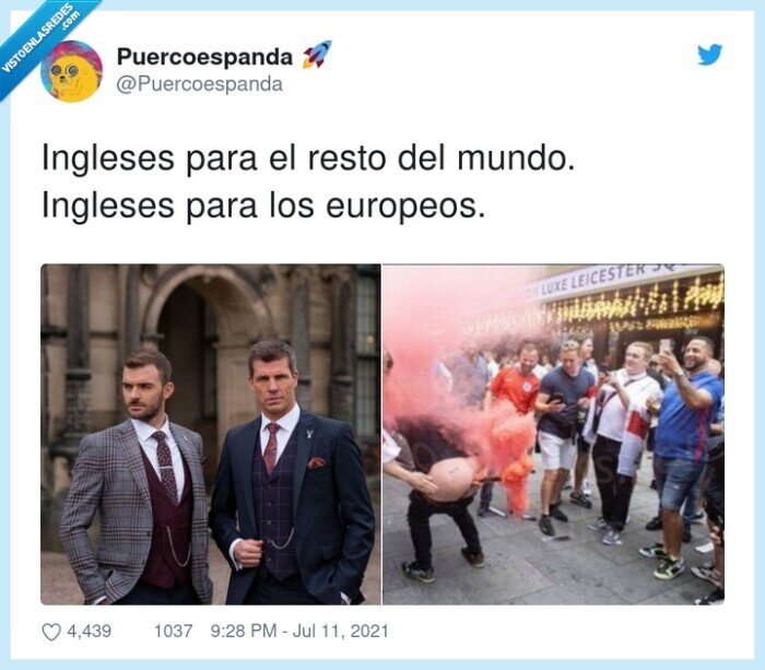 ingleses,europeos,resto del mundo,ver