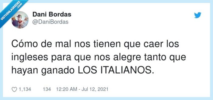 italianos,ingleses,ganar,alegria