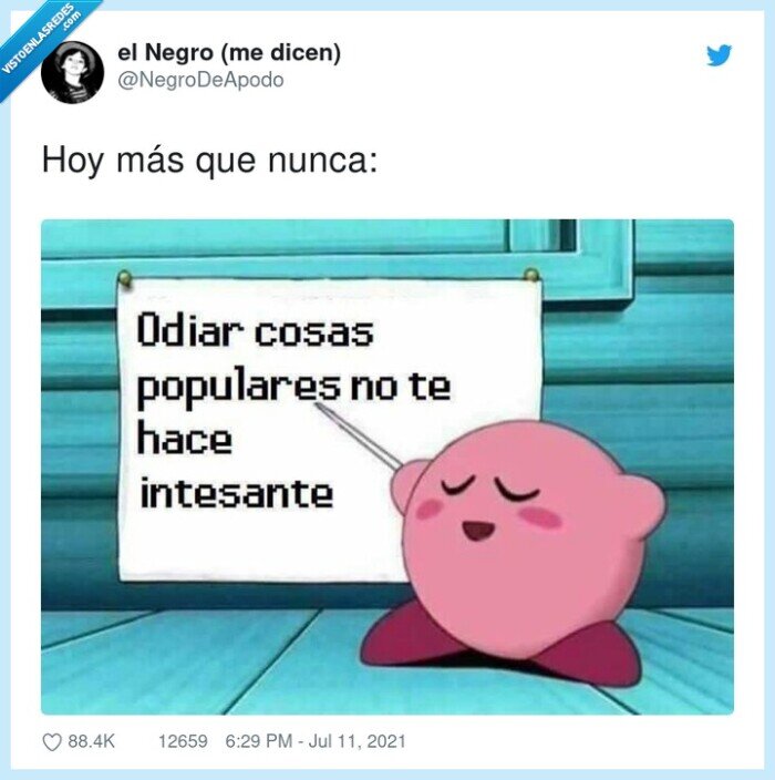 odiar,populares,cosas