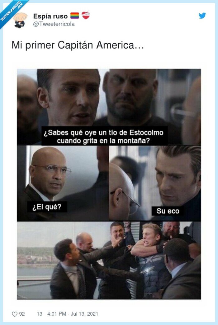 capitán américa,chistaco,su eco,sueco