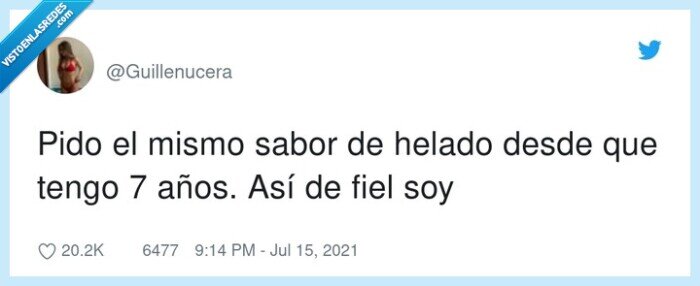 helado,mismo sabor,fiel,fidelidad,7 años