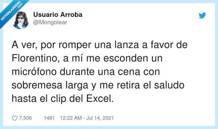 florentino,micrófono,sobremesa,esconder