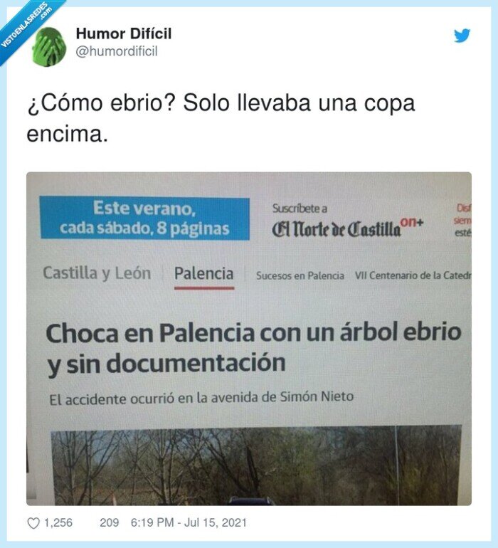 llevaba,encima,ebrio,árbol,copa