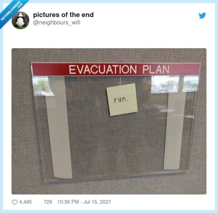 correr,run,plan de evacuación