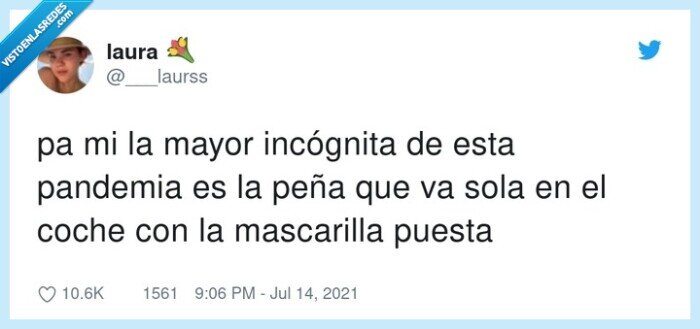 incógnita,mascarilla,pandemia,coche