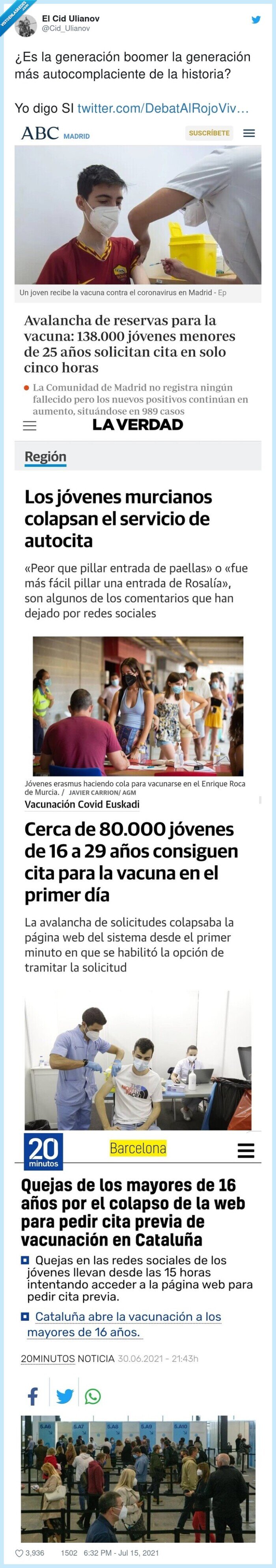 generación,historia,boomer,vacunas