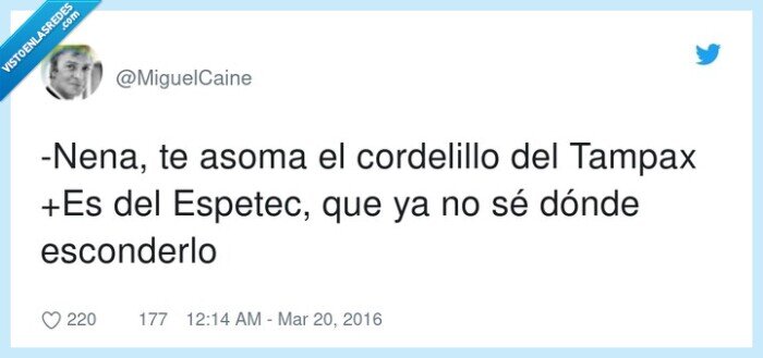 cordelillo,esconderlo,espetec,tampax,dónde