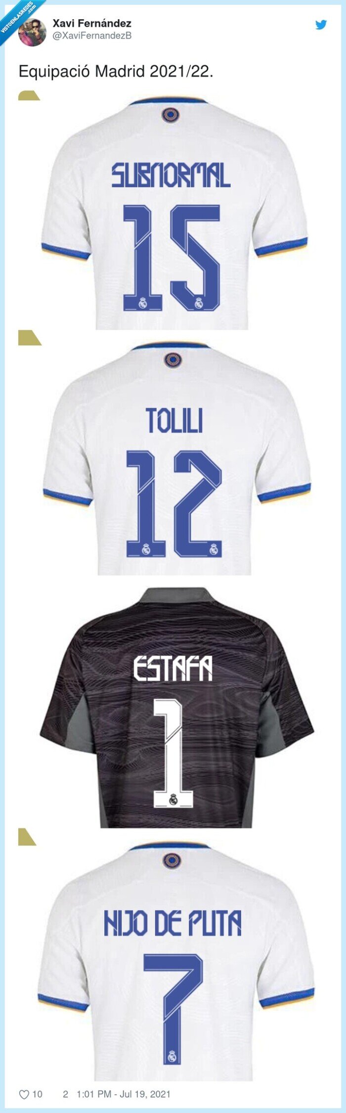 equipación,2021/22,real madrid,insultos,florentino