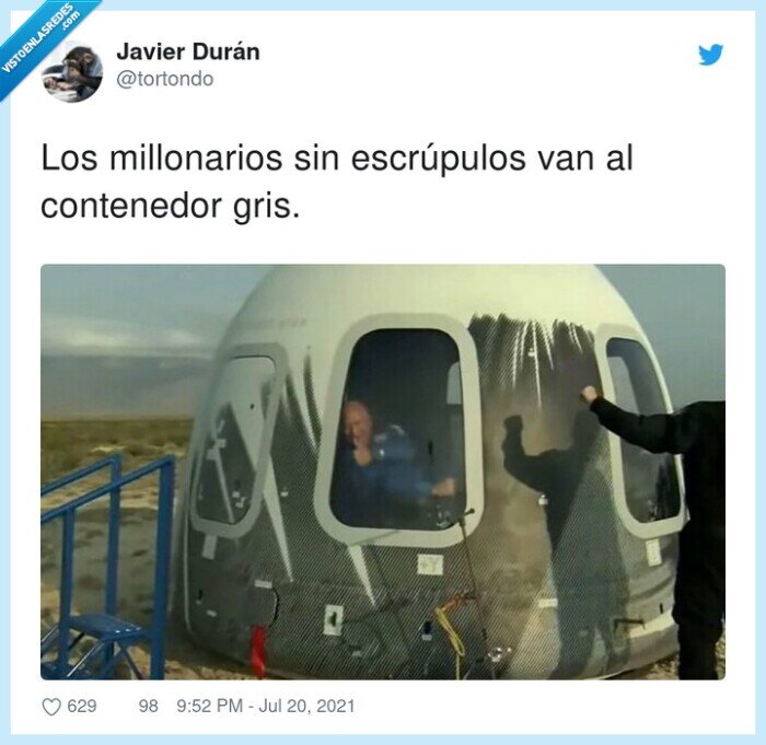 millonarios,escrúpulos,contenedor gris,jeff bezos