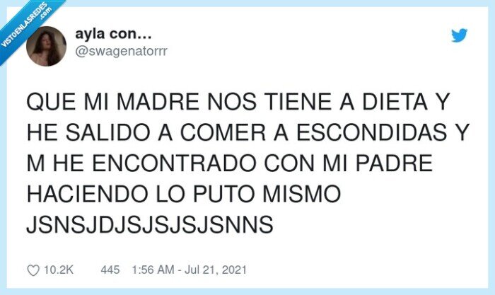 comida,encontrarse,escondidas,dieta,padre,madre
